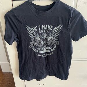 Black Graphic T-Shirt for women